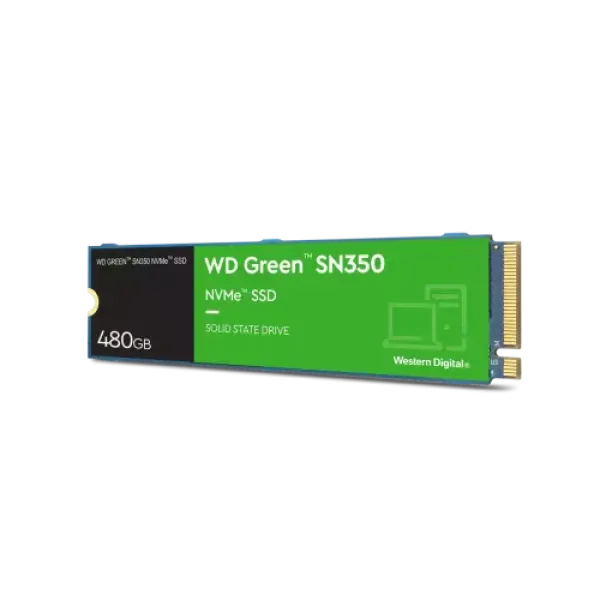 Western Digital Green SN350 480GB M.2 NVMe Gen3 SSD
